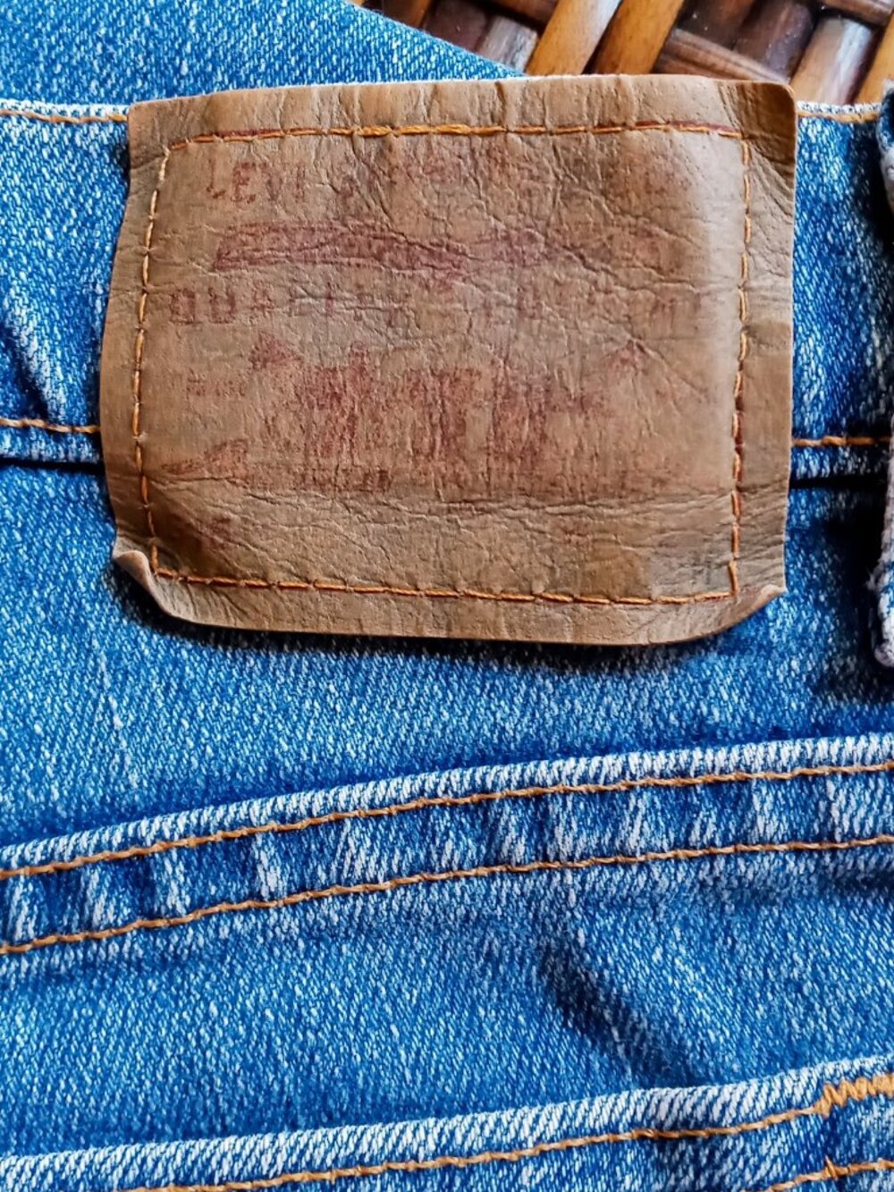 Levi Strauss & Co 515 Bootcut Jeans Women's Blue Medium Wash Stretch Denim 12M - Picture 8 of 15